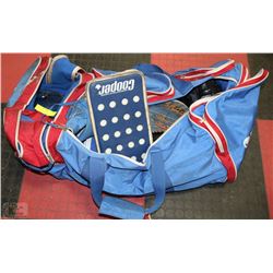 ITECH HOCKEY BAG WITH GOALIE EQUIPMENT & GLOVES