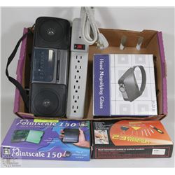 FLAT W/ HEAD MAGNIFYING GLASS, 23PC. TOOL SET,