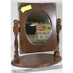 WOODEN VANITY FREE STANDING MIRROR
