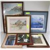 Image 1 : 6 ESTATE FRAMED PICTURES