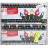 Image 1 : PAIR OF CHRISTMAS 100 LIGHTSET MULTI COLOURED