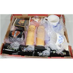 BOX W/4-PC ED HARDY GLASS SET, STARBUCK