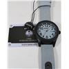 Image 1 : NEW INFANTRY MEN'S BLACK SPORTS WATCH/GREY STRAP