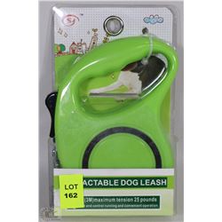 NEW 11.5' RETRACTABLE DOG LEASH "GREEN"
