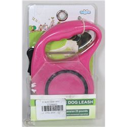 NEW 11.5' RETRACTABLE DOG LEASH "PINK"