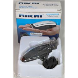 NEW PET BARBER TRIMMER WITH ACCESSORIES