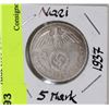 Image 1 : NAZI 5 MARK 1936 COLLECTOR COIN "E"