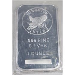 SUNSHINE MINTING 1 OZ SILVER BAR