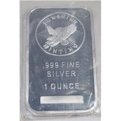 SUNSHINE MINTING 1 OZ SILVER BAR