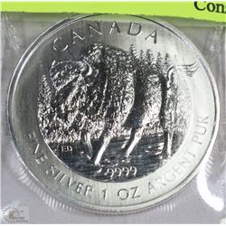 CANADA BUFFALO 1 OZ SILVER COIN