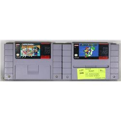 SNES GAMES - SUPER MARIO ALL-STARS & MARIO WORLD