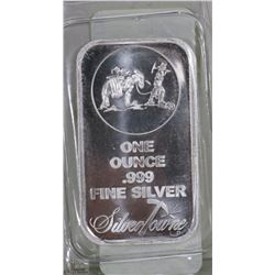 1-OZ PURE SILVER BAR