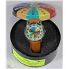 Image 1 : NEW 1999 WHEEL OF FORTUNE WATCH -SPINNING WHEEL &