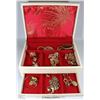 Image 1 : WHITE LADIES JEWLRY BOX WITH JEWELRY INCL