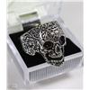 Image 1 : MEN'S HEAVY STAINLESS STEEL SKULL RING