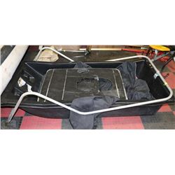 OTTER SLED SOLD WITH ICE FISHING HUT