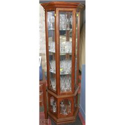 ESTATE CURIO CABINET 24"X10"X70"H