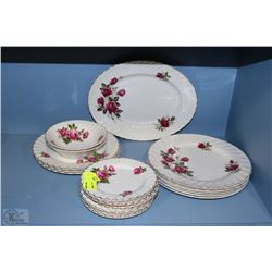 ENGLISH IRONSTONE PLATE AND BOWL COLLECTION