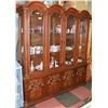 Image 1 : LARGE ESTATE WOOD BUFFET AND HUTCH