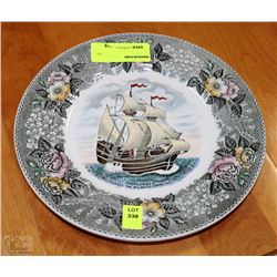 ADAMS ESTATE ENGLISH SAILBOAT PLATE