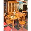 Image 1 : ESTATE SOLID WOOD TABLE WITH 6 CHAIRS BUFFET AND