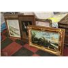 Image 1 : 6PC ESTATE OIL ON CANVAS AND PICTURE COLLECTION