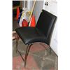 Image 1 : CHROME AND LEATHERETTE SIDECHAIR