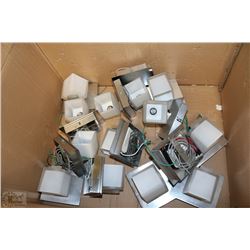 BOX OF WALL SCONCES