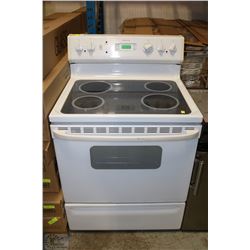 MOFFAT CERAMIC TOP STOVE 30"