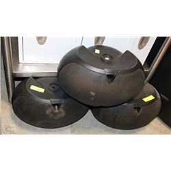 SET OF 3 EV SATTELITE SPEAKERS