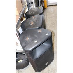 3 LARGE EV COMMERCIAL SPEAKERS