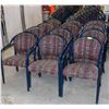 Image 1 : LOT OF 71 BLUE METAL FRAMED DINING CHAIRS