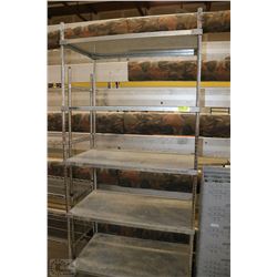 COMMERCIAL 5 TIER SHELVING UNIT