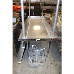 2 STAINLESS STEEL COMMERCIAL GRADE TABLES