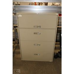LARGE 4 DRAWER FILING CABINET