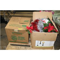 PALLET OF CHRISTMAS DECORATIONS