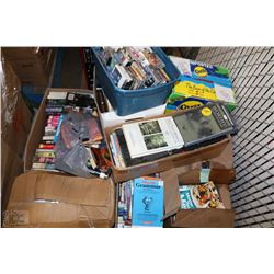 SKID WITH 100'S BOOKS, NOVELS ETC