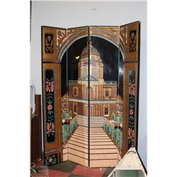 LARGE 71" X 90" 4 PANEL ROOM DIVIDER