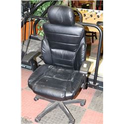 HYDRAULIC LIFT OFFICE CHAIR ON CHOICE : BLACK