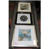Image 1 : 3 ASSORTED FRAMED SHOWHOME PICTURES