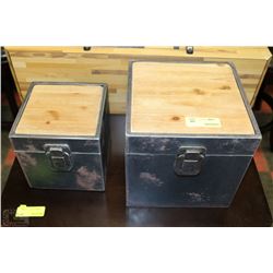 PAIR OF SHOWHOME NESTING STORAGE BOXES