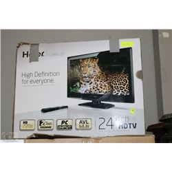 HAIER 24" LCD HD TV/ MONITOR WITH 2 HDMI INPUT