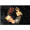 Image 1 : 4PC AFRICAN ANIMAL CARVED MASK WALL PLAQUE 31"H