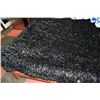 Image 1 : LARGE BLACK SHOWHOME SHAG STYLE CARPET