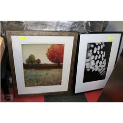 TWO ASSORTED FRAMED SHOWHOME PICTURES