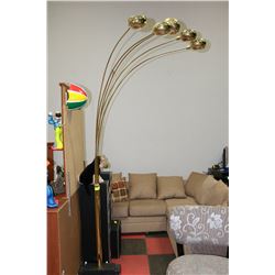 BRASS COLOR SPIDER LAMP