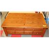 Image 1 : WOODEN COFFEE TABLE WITH DRAWERS
