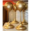 Image 1 : 4 SHOWHOME GOLD TONE ORNAMENTS AS IS