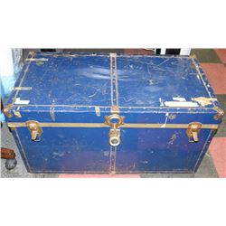 STEAMER TRUNK WITH CONTENTS 40"X21"
