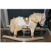 Image 1 : CHRISHA PLAYFUL PLUSH ROCKING HORSE -